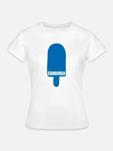 Eisliebhaber aus Edinburgh - Frauen T-Shirt - Weiß