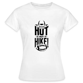 J'aime le football américain (football américain) - T-shirt Femme - blanc - Devant - AI Model Female 172 dark (172cm)