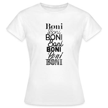 Bonus - T-shirt Femme - blanc - Devant - AI Model Female 172 dark (172cm)
