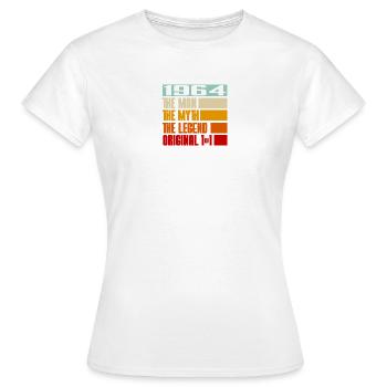1964 Legend Original 1 von 1 - Frauen T-Shirt - Weiß - Vorne - AI Model Female 172 dark (172cm)