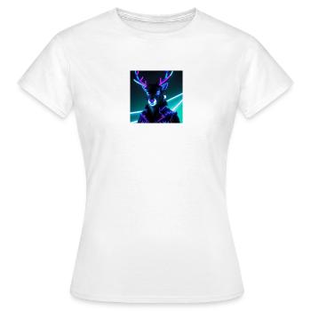 Fusion de rennes électriques - T-shirt Femme - blanc - Devant - AI Model Female 172 dark (172cm)