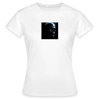 Cyber Skull - Women's T-Shirt - white - Front - AI Model Female 172 dark (172cm)