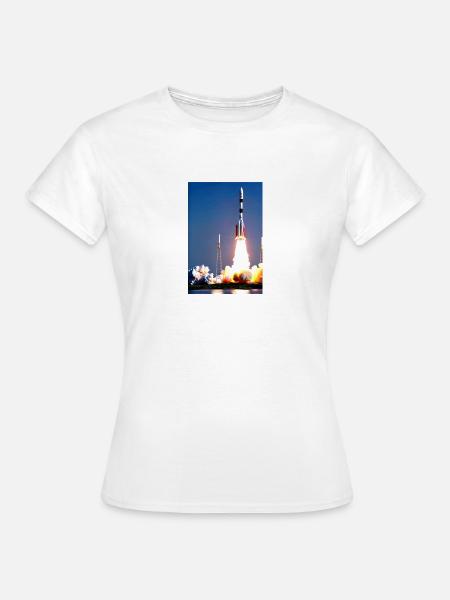 Rocket Launch - Frauen T-Shirt - Weiß