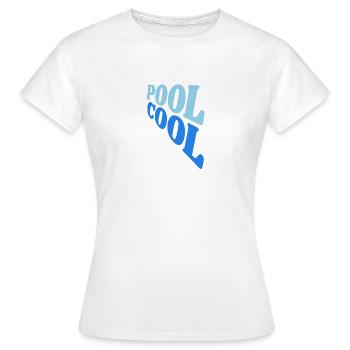 Piscine fraîche - T-shirt Femme - blanc - Devant - AI Model Female 172 dark (172cm)