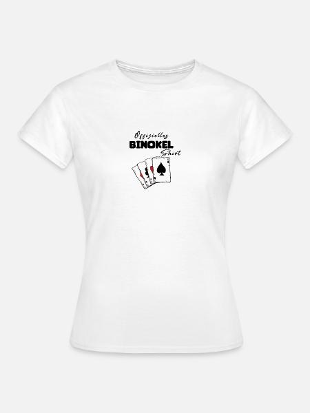Binokel Offizielles Shirt - Frauen T-Shirt - Weiß