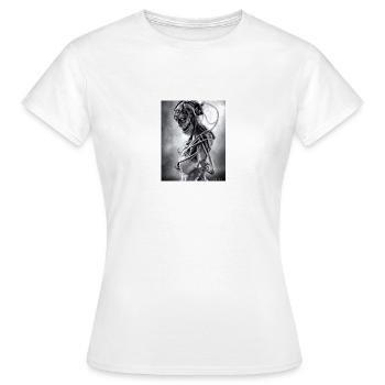strong - Frauen T-Shirt - Weiß - Vorne - AI Model Female 172 dark (172cm)