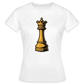 Dames - T-shirt Femme - blanc - Devant - AI Model Female 172 dark (172cm)