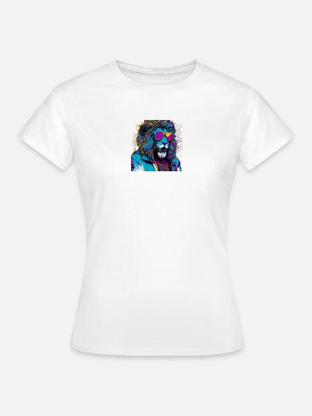Leone Neonbrille - Frauen T-Shirt - Weiß