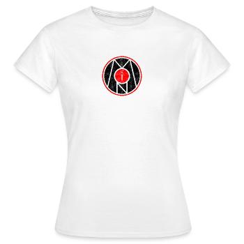 Moin the greeting - Women's T-Shirt - white - Front - AI Model Female 172 dark (172cm)