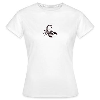 Scorpio - Women's T-Shirt - white - Front - AI Model Female 172 dark (172cm)