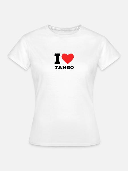 Ich liebe Tango - Frauen T-Shirt - Weiß