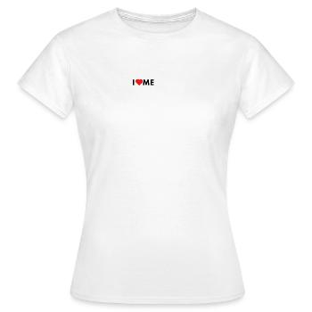 I love me - Frauen T-Shirt - Weiß - Vorne - AI Model Female 172 dark (172cm)