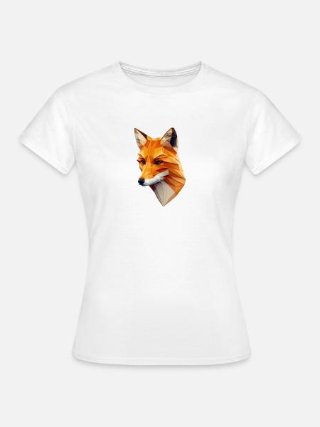 FOX - Frauen T-Shirt - Weiß