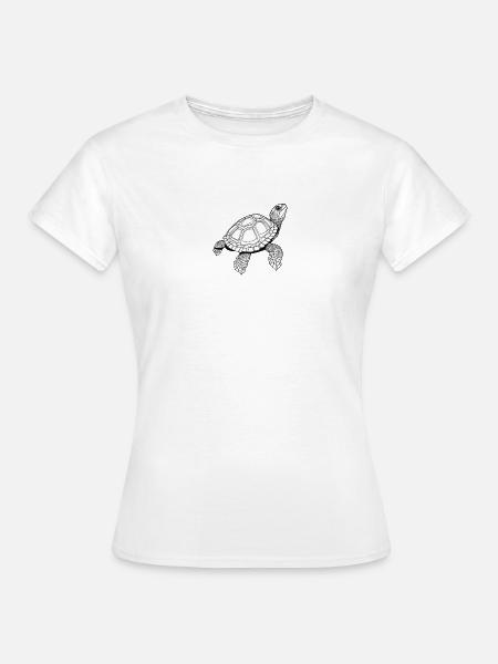 Schildkröte - Frauen T-Shirt - Weiß