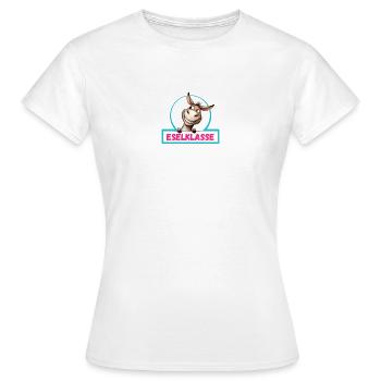 Classe âne classe animal âne - T-shirt Femme - blanc - Devant - AI Model Female 172 dark (172cm)