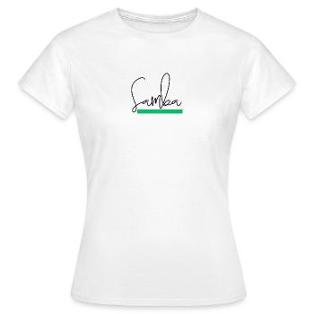 Capoeira Samba - T-shirt Femme - blanc - Devant - AI Model Female 172 dark (172cm)