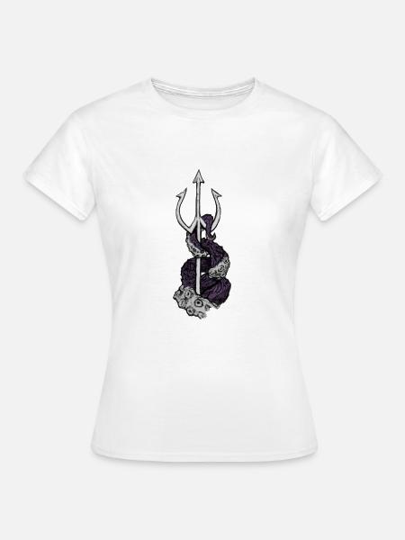 Tentacle & Trident - Frauen T-Shirt - Weiß