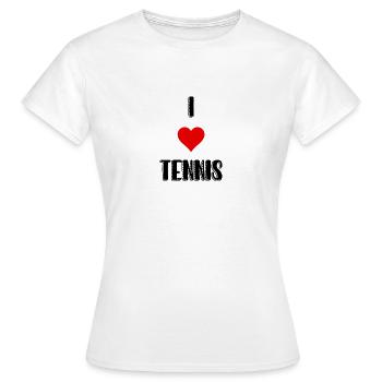 Maillot tennis - T-shirt Femme - blanc - Devant - AI Model Female 172 dark (172cm)