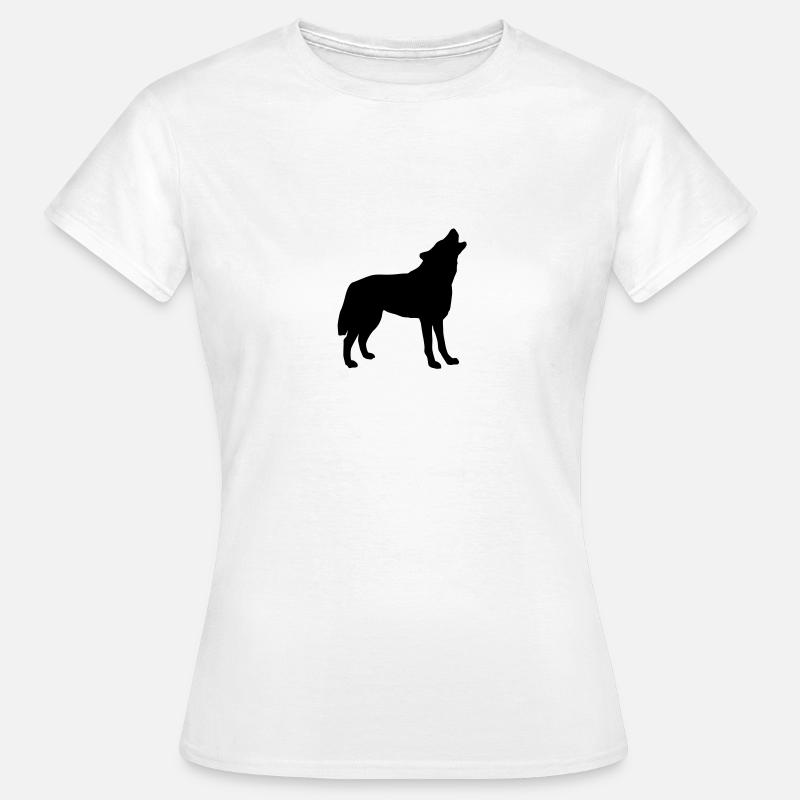 wolf_092011_a_1c - Women's T-Shirt - white