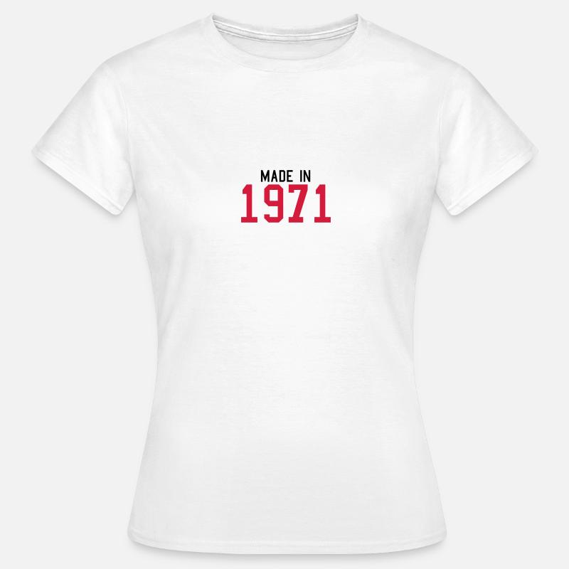 1971 - Frauen T-Shirt - Weiß