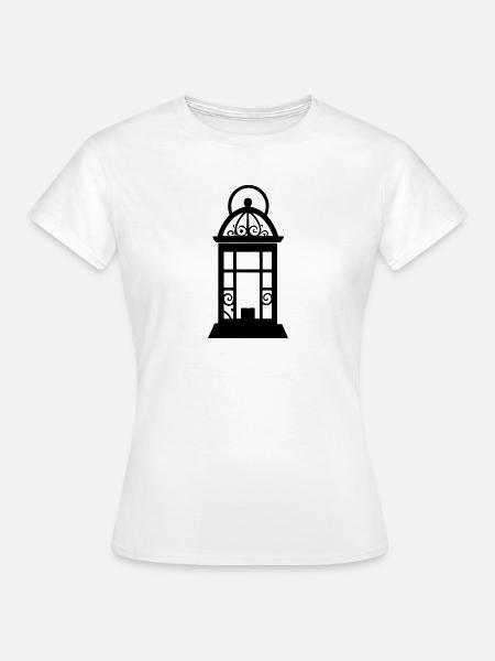 Laterne - Frauen T-Shirt - Weiß