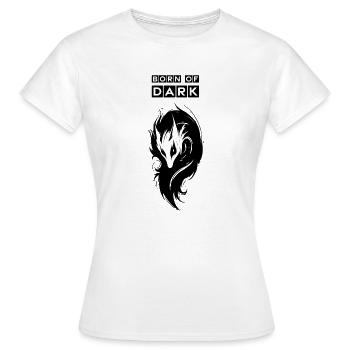 Born of dark - Frauen T-Shirt - Weiß - Vorne - AI Model Female 172 dark (172cm)
