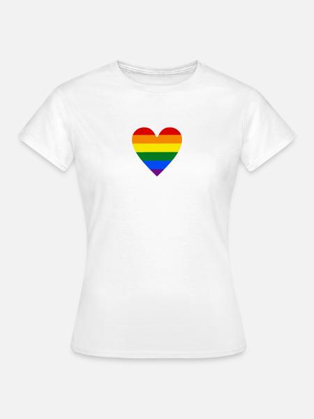 Stolz Herz - Frauen T-Shirt - Weiß