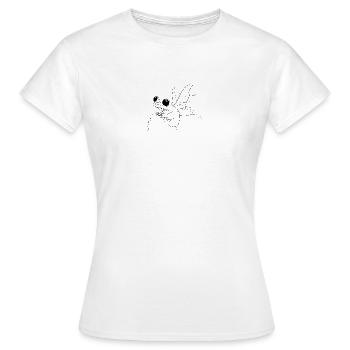 Fairy Frog / Feenfrosch - Frauen T-Shirt - Weiß - Vorne - AI Model Female 172 dark (172cm)
