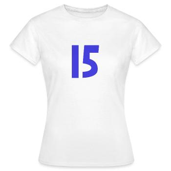 ANNIVERSARY. HAPPY BIRTHDAY. HAPPY BIRTHDAY. - Women's T-Shirt - white - Front - AI Model Female 172 dark (172cm)
