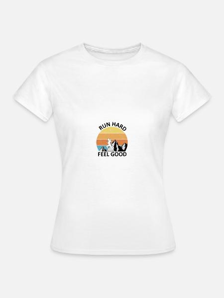 Trail Running - Frauen T-Shirt - Weiß