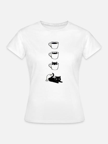 Cats and Cässin - Frauen T-Shirt - Weiß