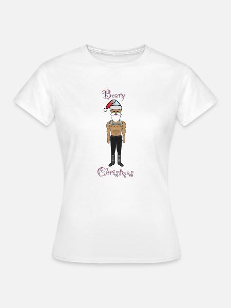 Bärchen-Weihnachten - Frauen T-Shirt - Weiß