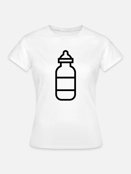 Flasche - Frauen T-Shirt - Weiß