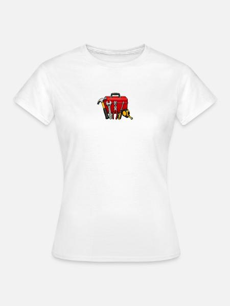 Werkzeug-Set DIY Helden - Frauen T-Shirt - Weiß