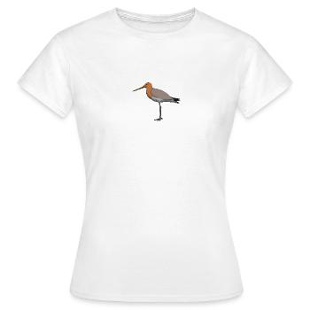 shore snipe - Women's T-Shirt - white - Front - AI Model Female 172 dark (172cm)