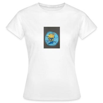 Gesicht Blei - Frauen T-Shirt - Weiß - Vorne - AI Model Female 172 dark (172cm)