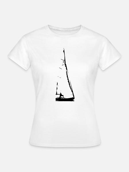 Sailing Boat - Frauen T-Shirt - Weiß