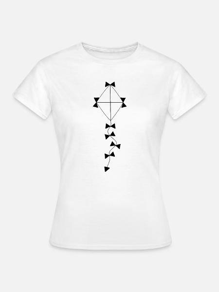 Drachen schwarz Herbst - Frauen T-Shirt - Weiß