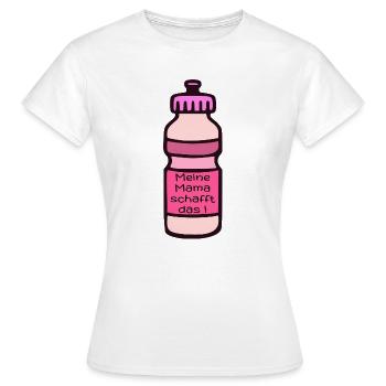 MAMA SPORT MOTIVATION - Frauen T-Shirt - Weiß - Vorne - AI Model Female 172 dark (172cm)