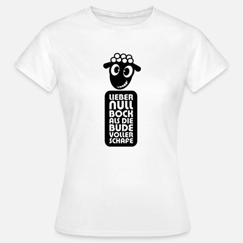 Null Bock - Frauen T-Shirt - Weiß