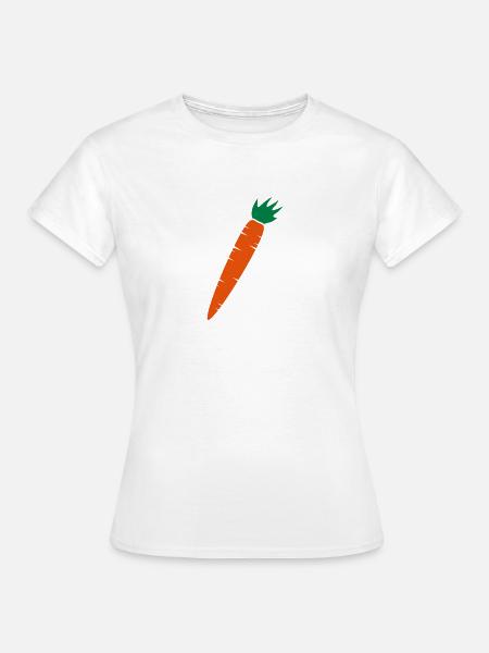 Carrot - Frauen T-Shirt - Weiß