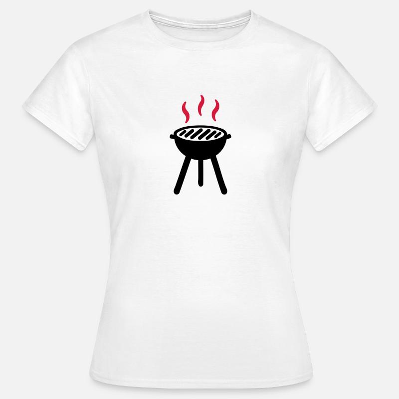 Grill - Frauen T-Shirt - Weiß