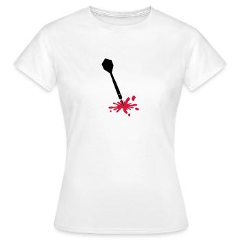 Darts Wound - Women's T-Shirt - white - Front - AI Model Female 172 dark (172cm)