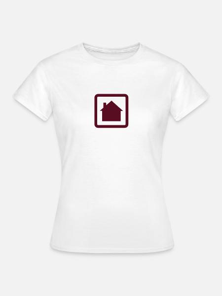 haus - Frauen T-Shirt - Weiß