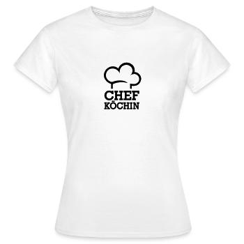 Cuisinier - T-shirt Femme - blanc - Devant - AI Model Female 172 dark (172cm)