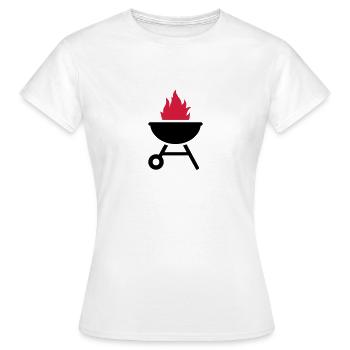 Grill - T-shirt Femme - blanc - Devant - AI Model Female 172 dark (172cm)