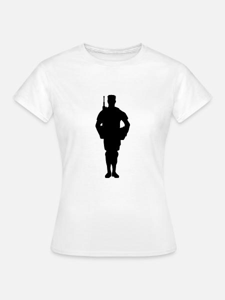 Soldat - Frauen T-Shirt - Weiß
