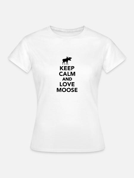 Elch - Frauen T-Shirt - Weiß