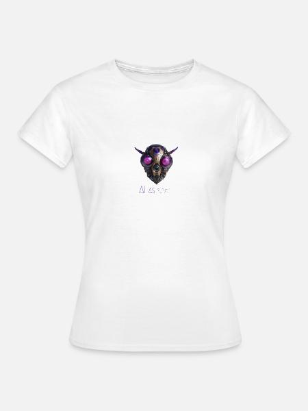 AI as future 01 - Frauen T-Shirt - Weiß