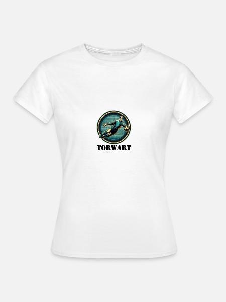 Torwart - Frauen T-Shirt - Weiß